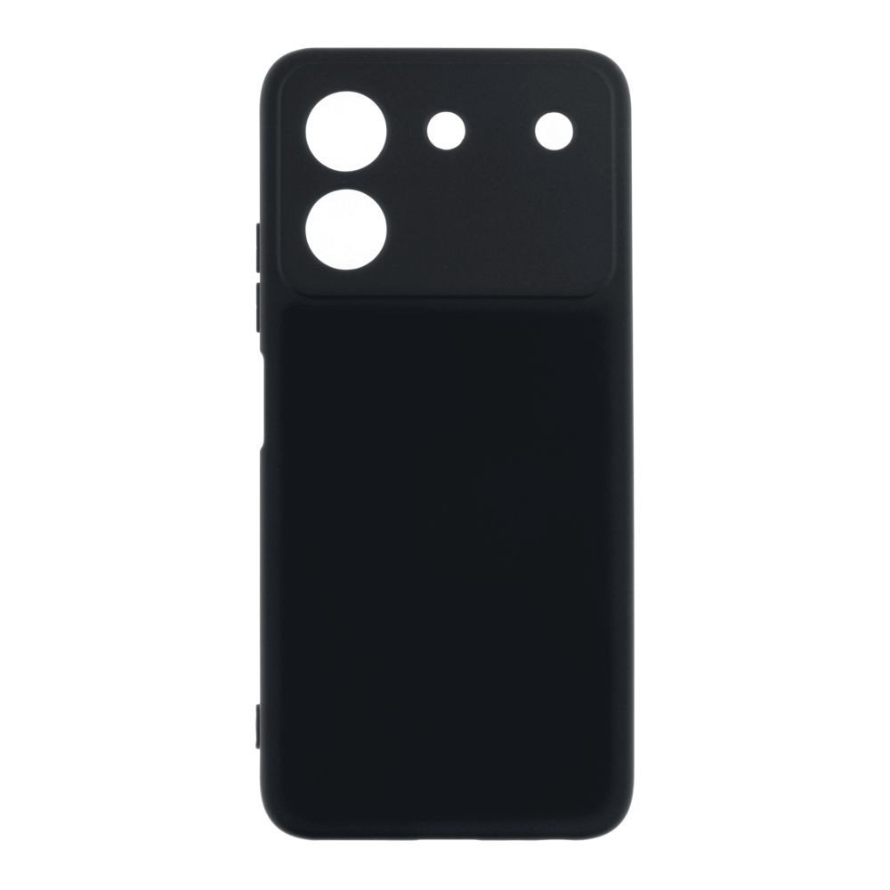 Silicone Cover Full Camera without Logo (A) для ZTE Blade A54/ A34  (Black)-0