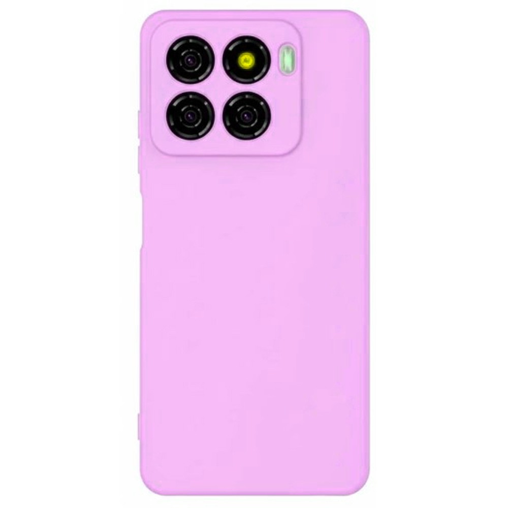 Silicone Cover Full Camera without Logo (A) для ZTE Blade A56 (Light pink)-0