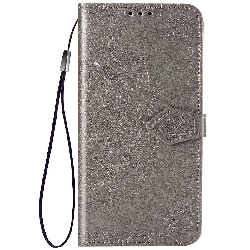 Книжка Art Case для ZTE Blade A7 сіра-0
