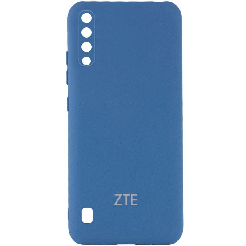 Silicone Cover My Color Full Camera (A) для ZTE A7 2020 (Navy blue)-0