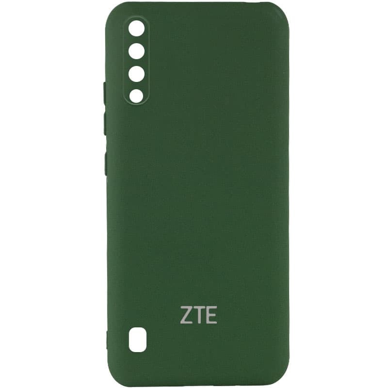 Silicone Cover My Color Full Camera (A) для ZTE A7 2020 (Dark green)-0