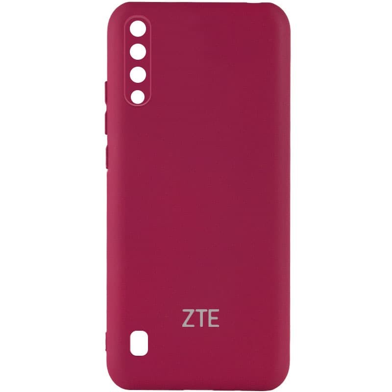 Silicone Cover My Color Full Camera (A) для ZTE A7 2020 (Marsala)-0