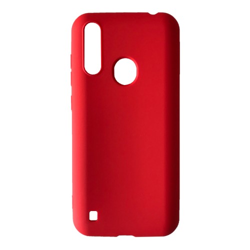 Silicone Cover without Logo (A) для ZTE Blade A7 2020  (Rose red)-0