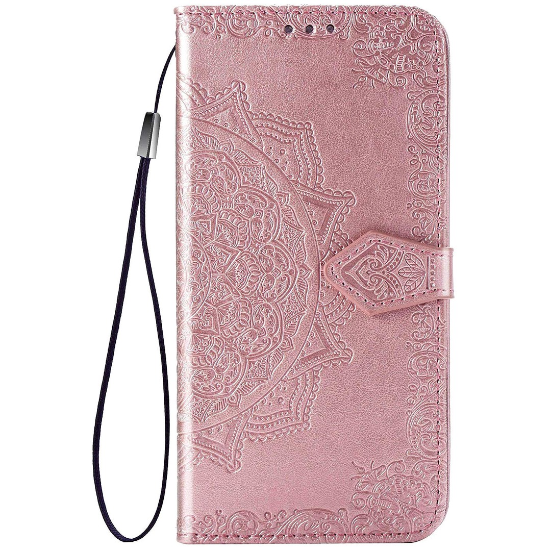 Книжка Art Case для ZTE Blade A7 Fingerprint Рожева-0