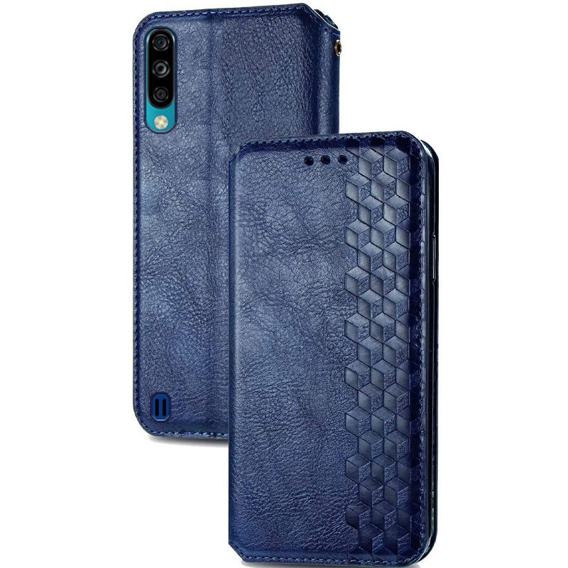 Книжка GETMAN Cubic для ZTE Blade A7 синя-0