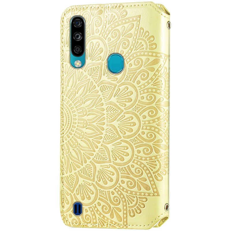 Книжка GETMAN Mandala для ZTE Blade A7 Fingerprint жовта-1
