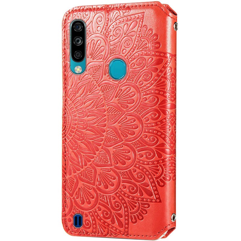 Книжка GETMAN Mandala для ZTE Blade A7 Fingerprint червона-1