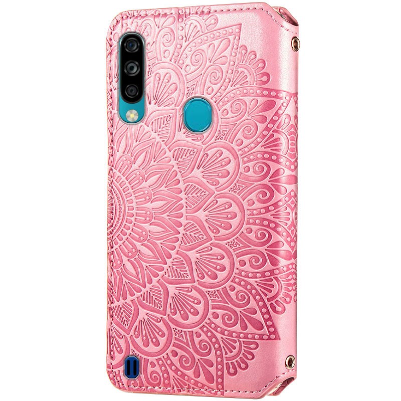 Книжка GETMAN Mandala для ZTE Blade A7 Fingerprint рожева-1