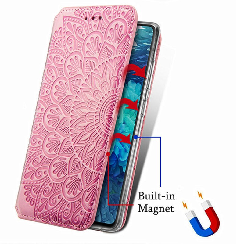 Книжка GETMAN Mandala для Huawei P Smart (2021) / Y7a  рожева-3