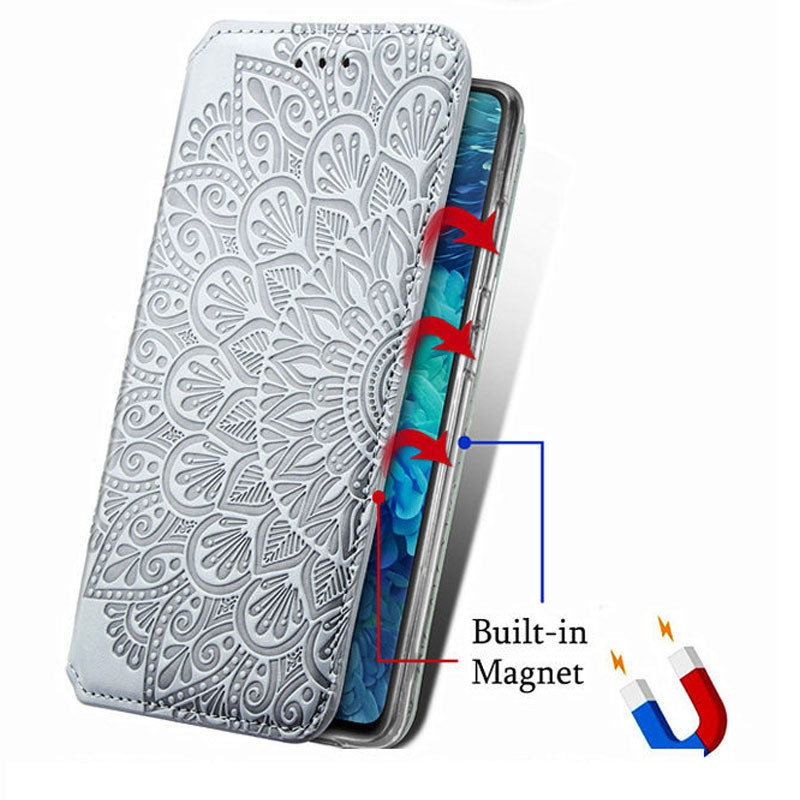 Книжка GETMAN Mandala для Samsung A50/A30s  сіра-3