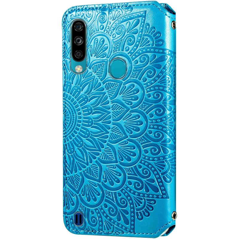 Книжка GETMAN Mandala для ZTE Blade A7 Fingerprint синя-1