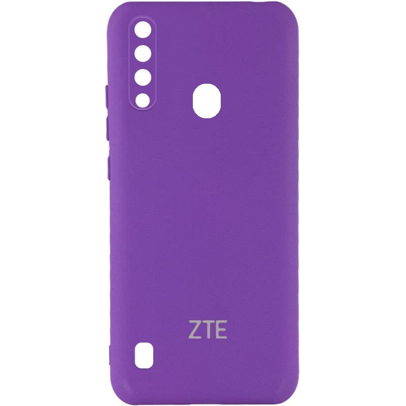 Silicone Cover My Color Full Camera (A) для ZTE A7 Fingerprint 2020 (Purple)-0