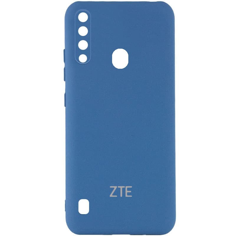 Silicone Cover My Color Full Camera (A) для ZTE A7 Fingerprint 2020 (Navy blue)-0