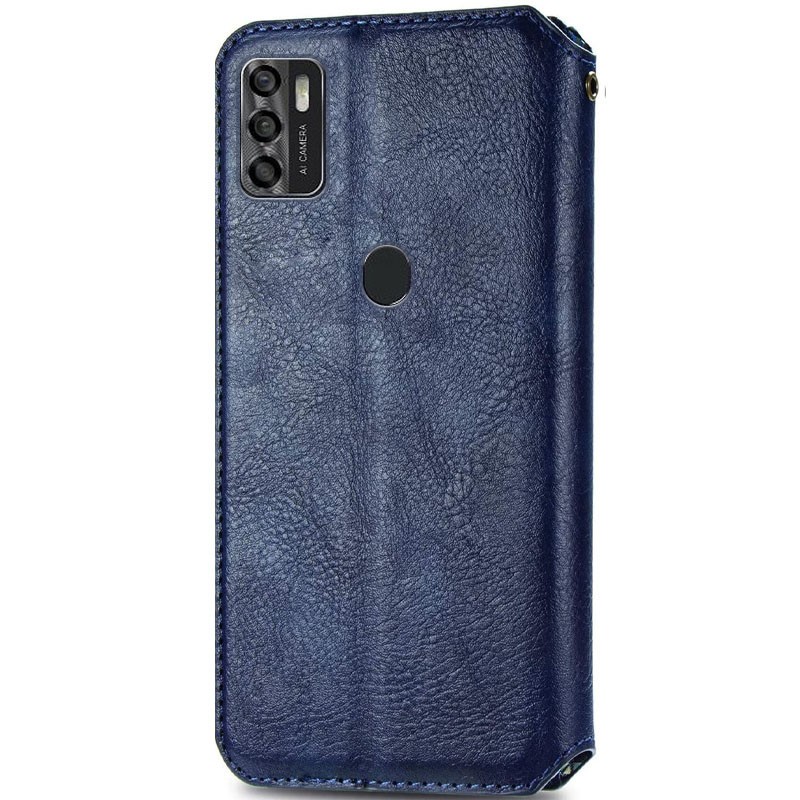 Книжка GETMAN Cubic для ZTE Blade A7s (2020) синя-1