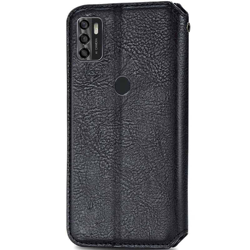 Книжка GETMAN Cubic для ZTE Blade A7s (2020) чорна-1