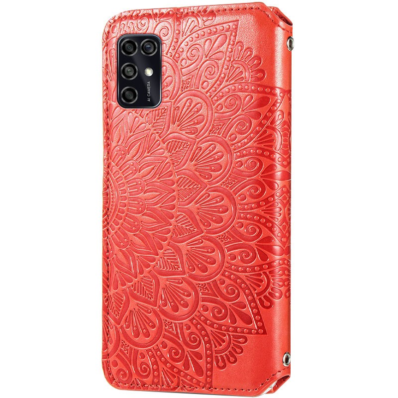 Книжка GETMAN Mandala для ZTE Blade V2020 Smart червона-1