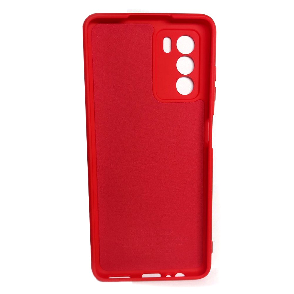 Silicone Cover Full Camera without Logo (A) для ZTE Blade V40 Vita/A72 (Red)-1