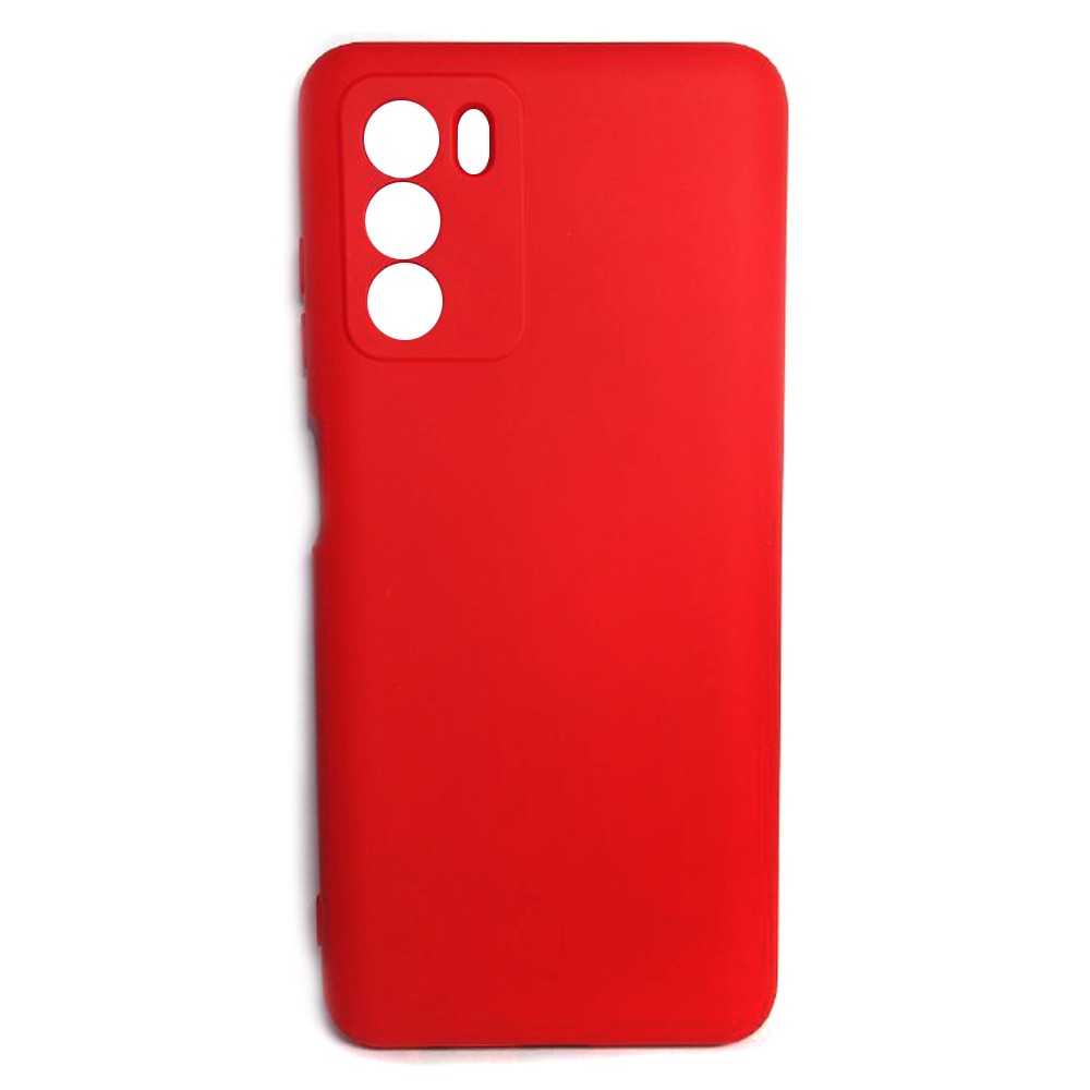 Silicone Cover Full Camera without Logo (A) для ZTE Blade V40 Vita/A72 (Red)-0