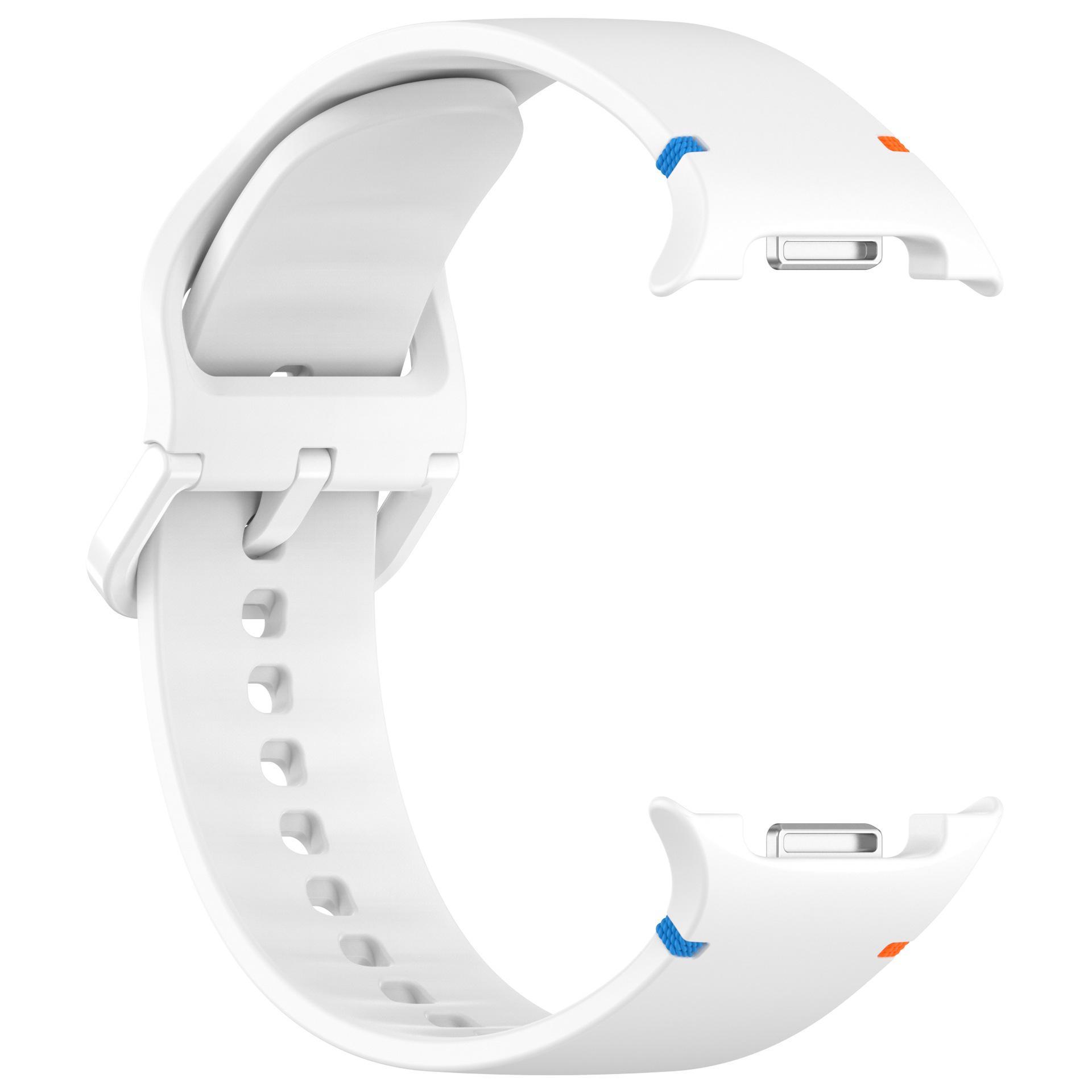 Ремінець для Samsung Watch 8 Silicone seam original (White)