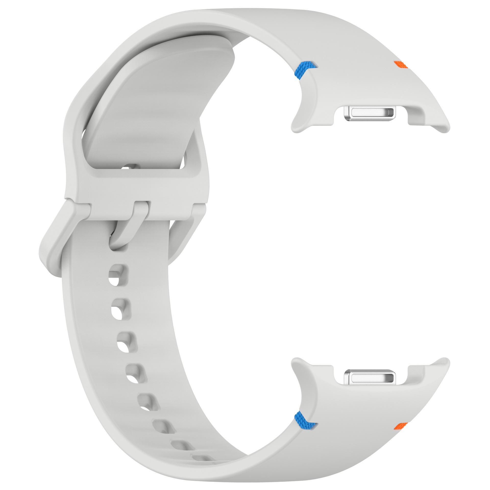 Ремінець для Samsung Watch 8 Silicone seam original (Silver)