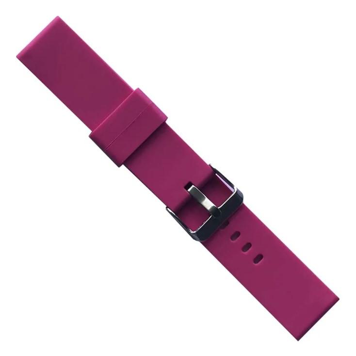Ремінець SILICONE METAL CLAPS 22 mm Dragon fruit