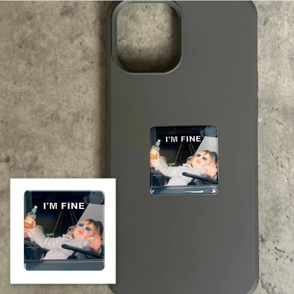 3D-стікер "I`m fine"-0