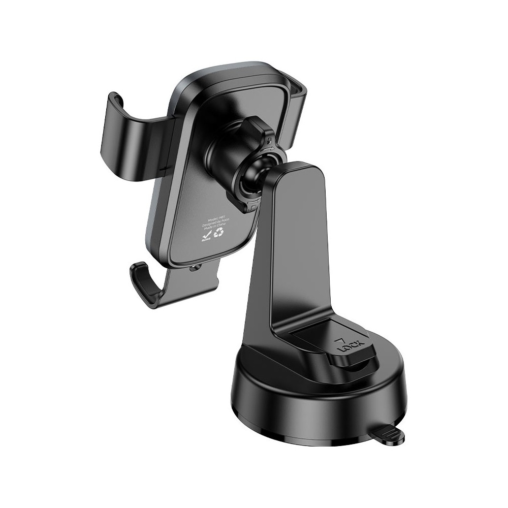 Холдер Hoco H81 Vista Gravity Car holder (center console) Black-2