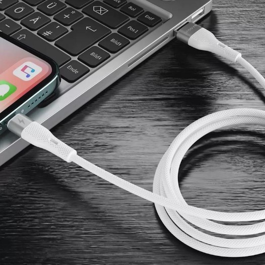 Кабель Proove Light Silicone Type-C to Lightning (White)-1
