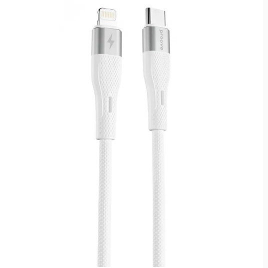 Кабель Proove Light Silicone Type-C to Lightning (White)-0