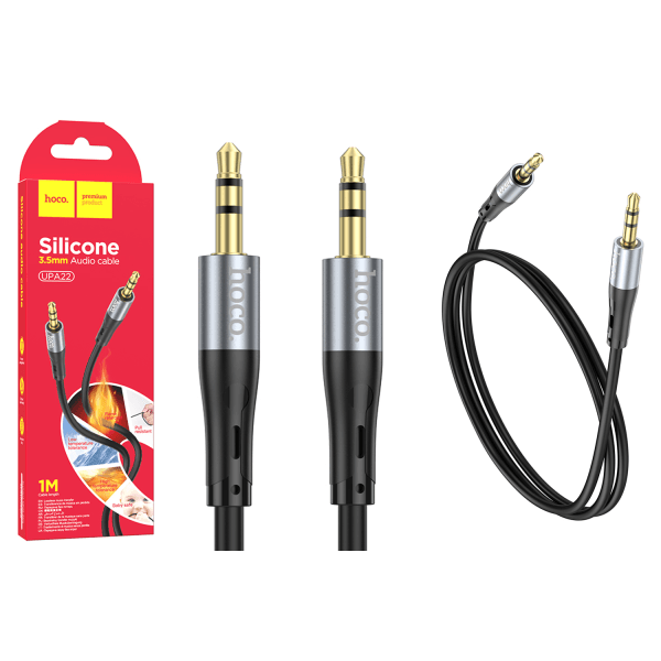 AUX Cable HOCO UPA22 (Lightning to 3.5mm) (White)-0