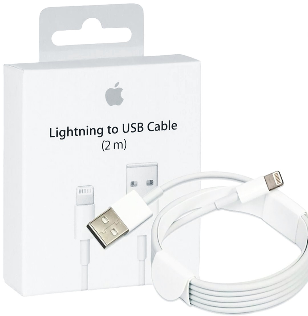 Кабель USB to Lightning Cable 2m (MD819ZM/A) (Білий)-0