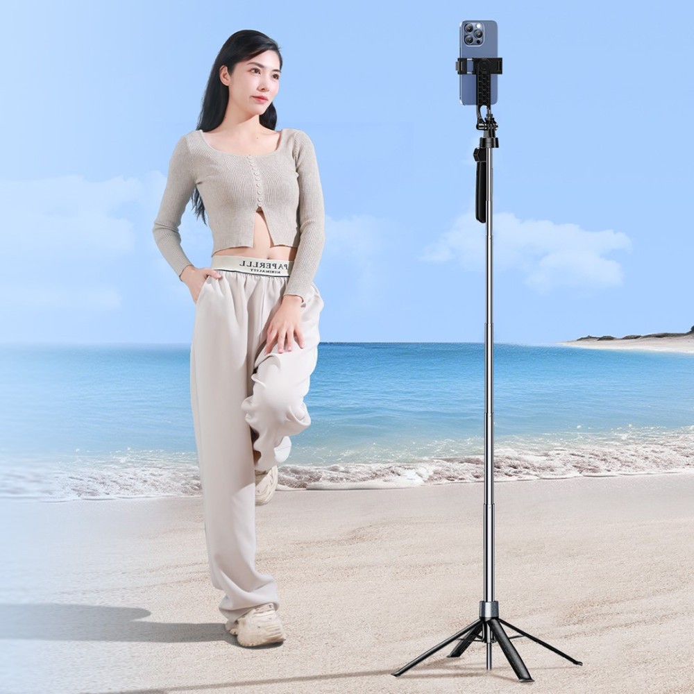 Монопод трипод Remax P30 1.8m (Чорний)-4