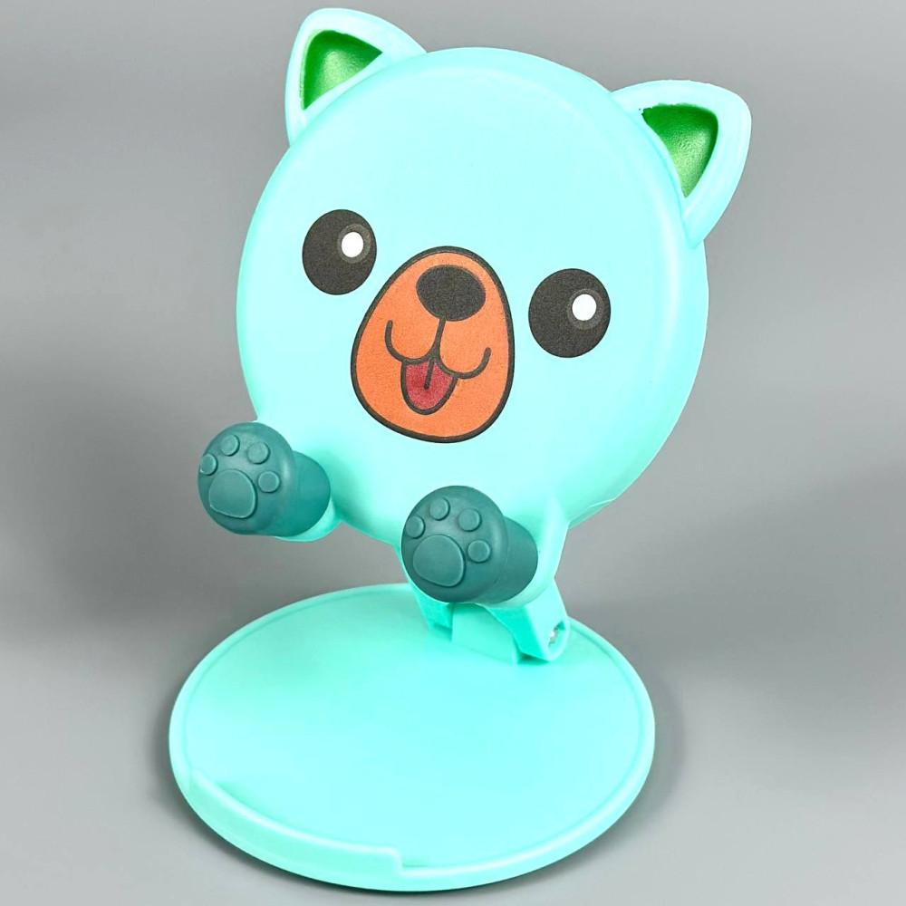 Настільна підставка для телефону T3 Animals (Бірюзова)