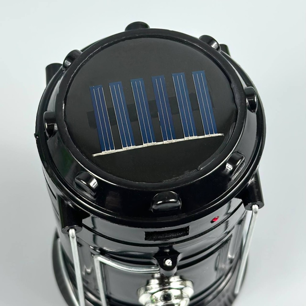 Кемпінговий ліхтар акумуляторний G5800T Solar Black-2