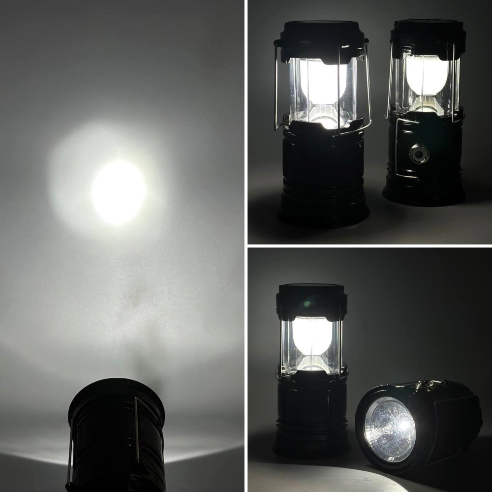 Кемпінговий ліхтар акумуляторний G5800T Solar Black-5