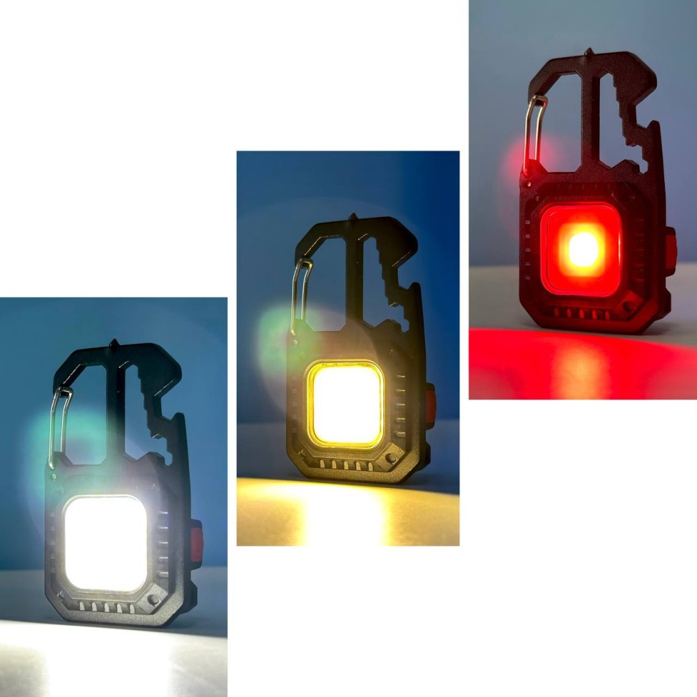 Акумуляторний LED ліхтарик 5138 з Type-C (карабін, магніт)-1