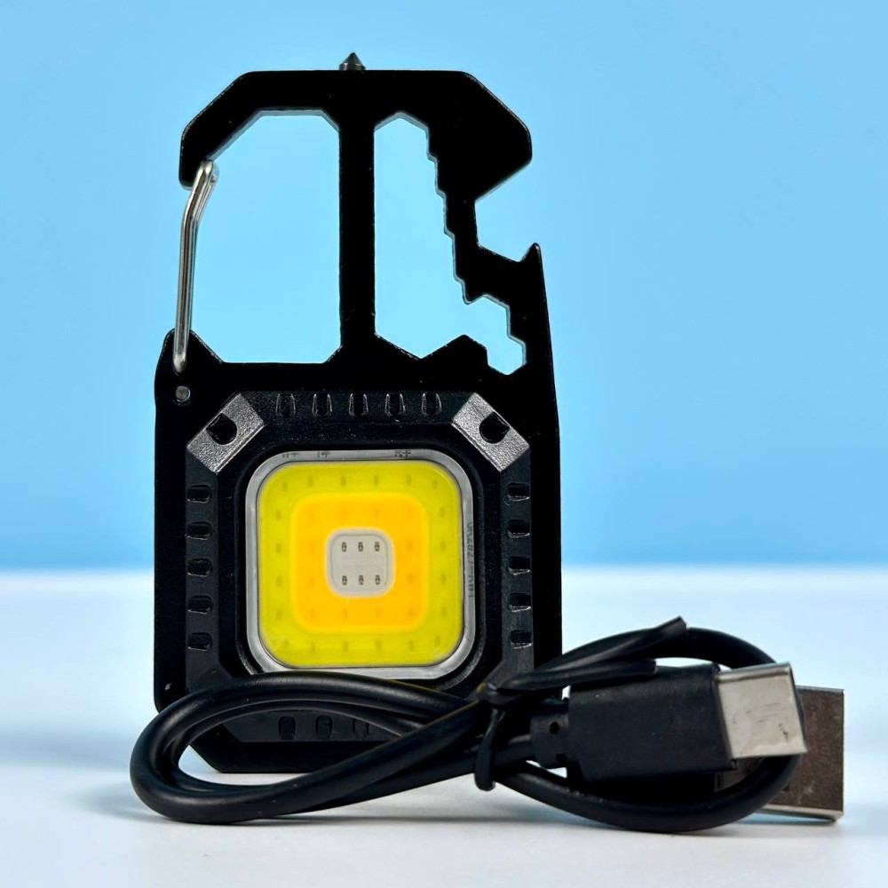 Акумуляторний LED ліхтарик 5138 з Type-C (карабін, магніт)-5