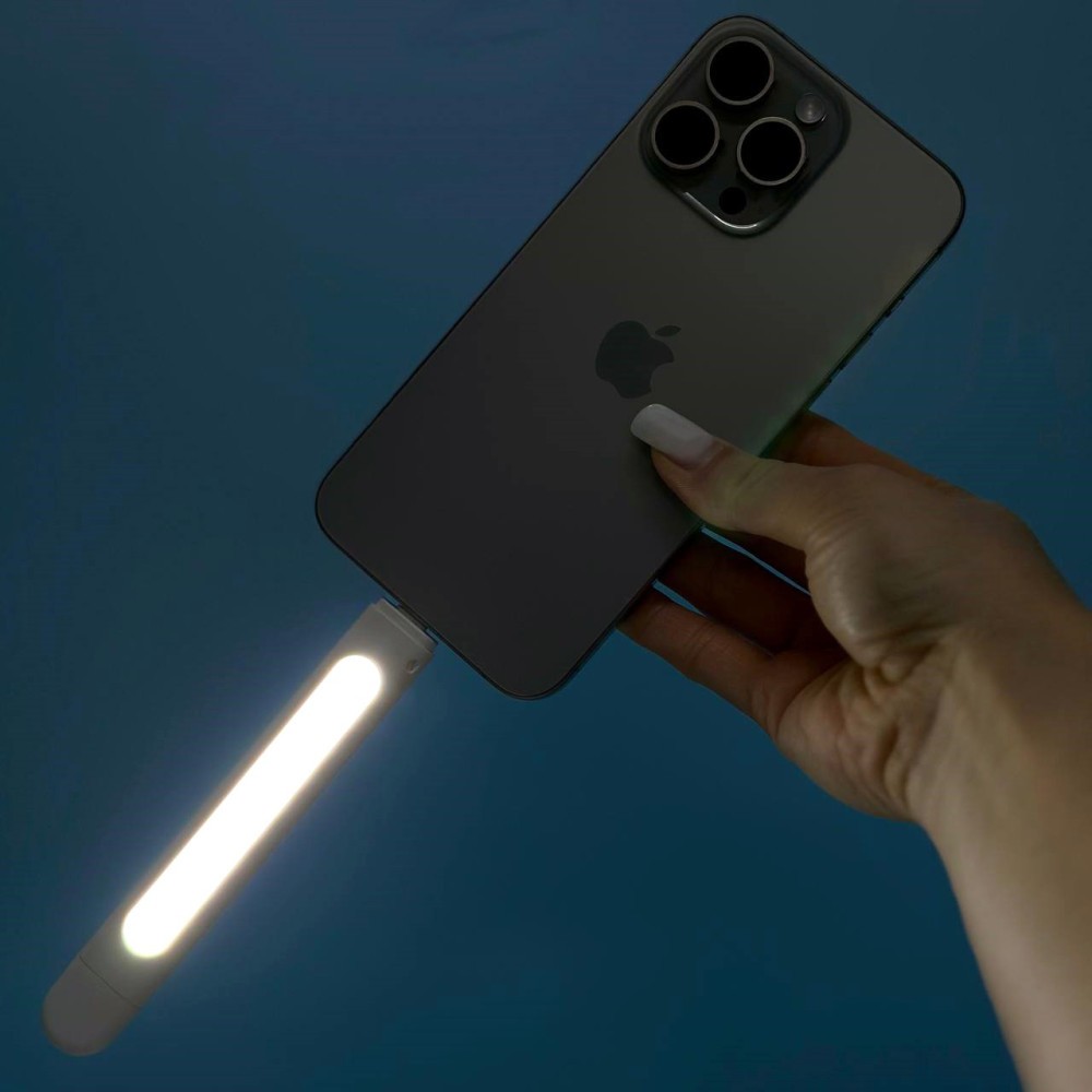 Світлодіодна LED 2in1 USB to Type-C лампочка 10 LED 4W (Білий)-2