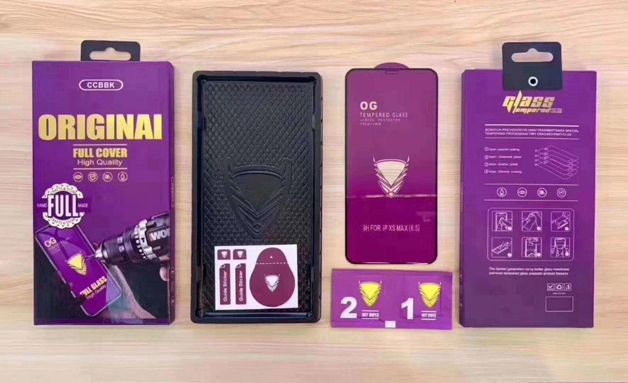 Захисне скло CCBBK для Huawei P40 з чорною рамкою в упаковці