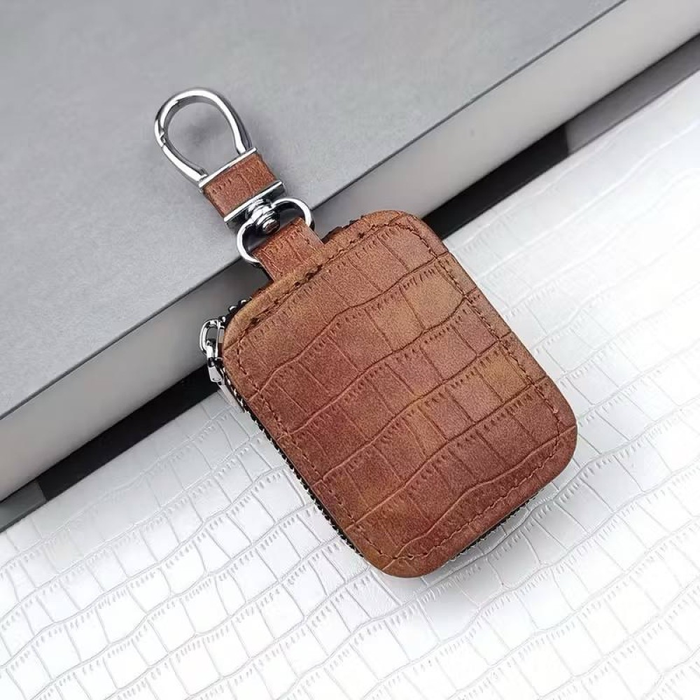 Чохол Crocodile skin Compatible with Zipper Case Universal BOX (Brown)-0