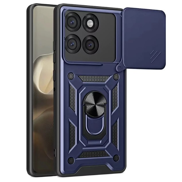 Накладка Camshield Serge Ring для Moto Edge 70 Синя-0