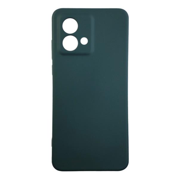 Silicone Cover Full Camera without Logo (A) для Moto G84 Dark green