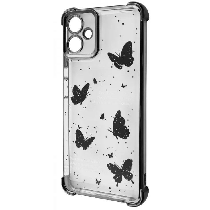 Чохол WAVE Winkie для Samsung A06 black/butterfly-0