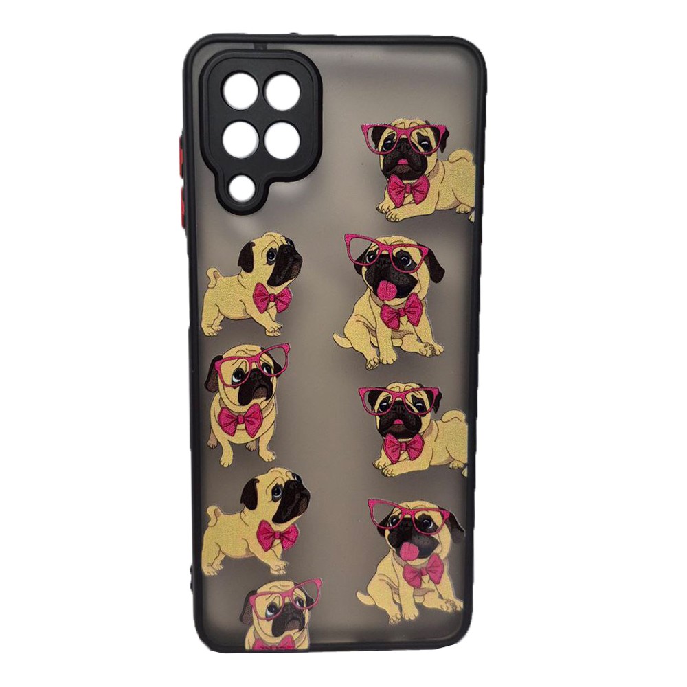 Накладка Totu Gingle Print для Samsung A12/M12 Мопс-0