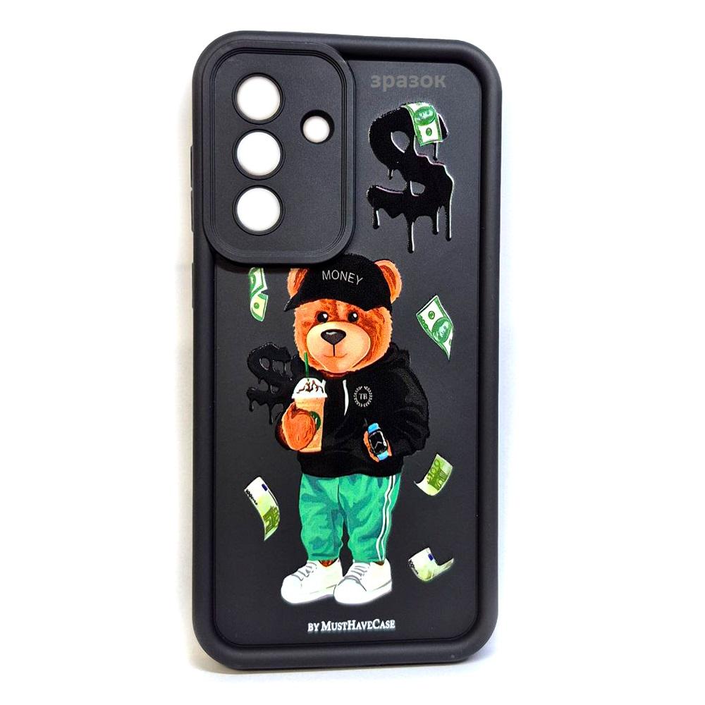Накладка Shock Sides Resistant для Samsung A56/A36/A37 Black/ bear money