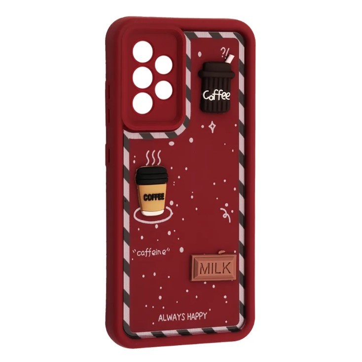 Чохол Pretty Toys для Samsung A32 (Marsala/Always Happy)-0