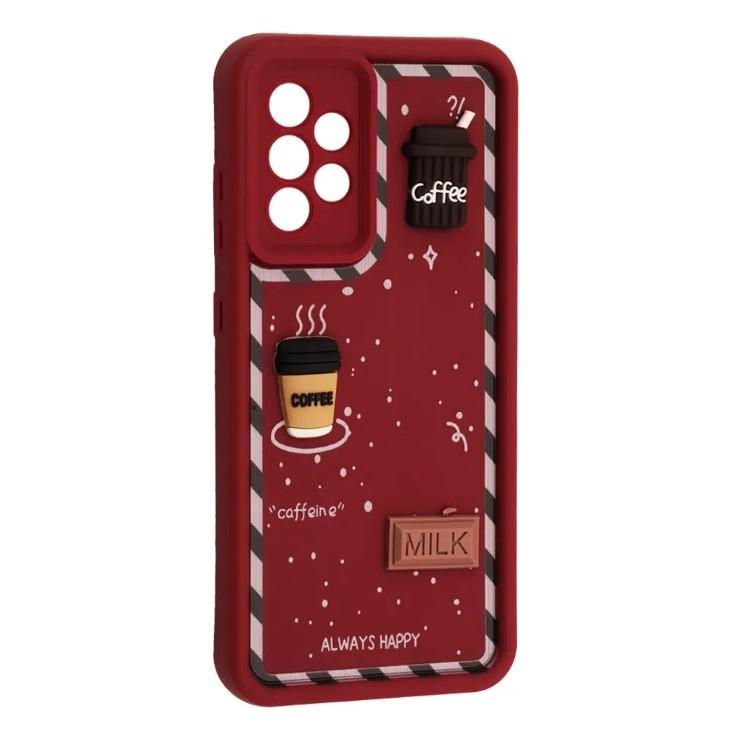 Чохол Pretty Toys для Samsung A32 (Marsala/Always Happy)