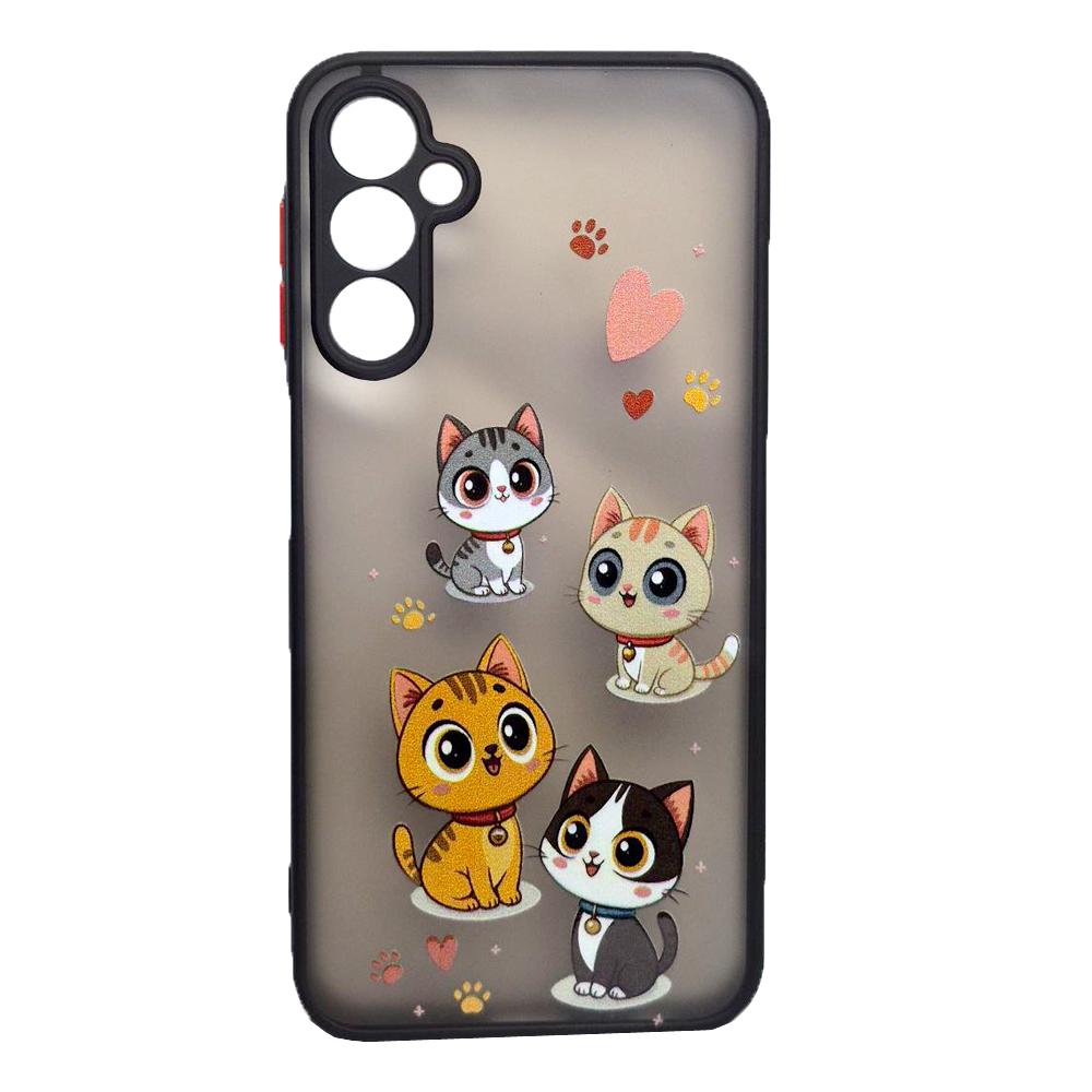 Накладка Totu Gingle Print для Samsung A16 Котики