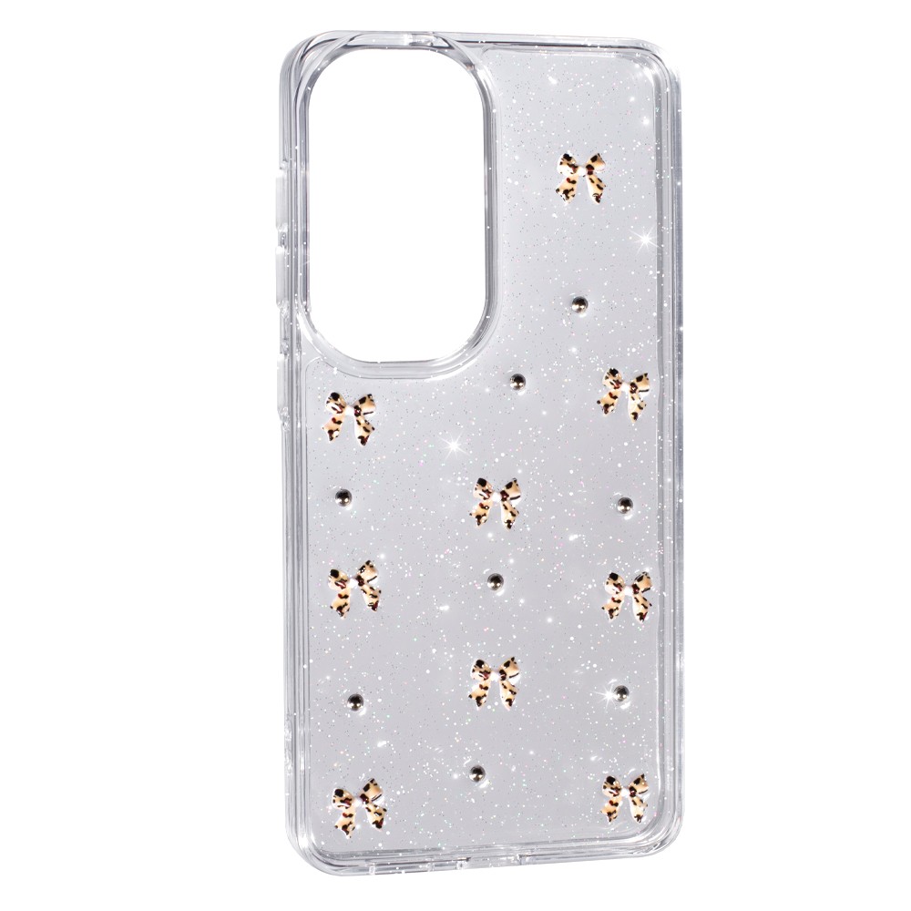 Накладка Shiny Crystal bow для Samsung A37 (Leopard bows)-0