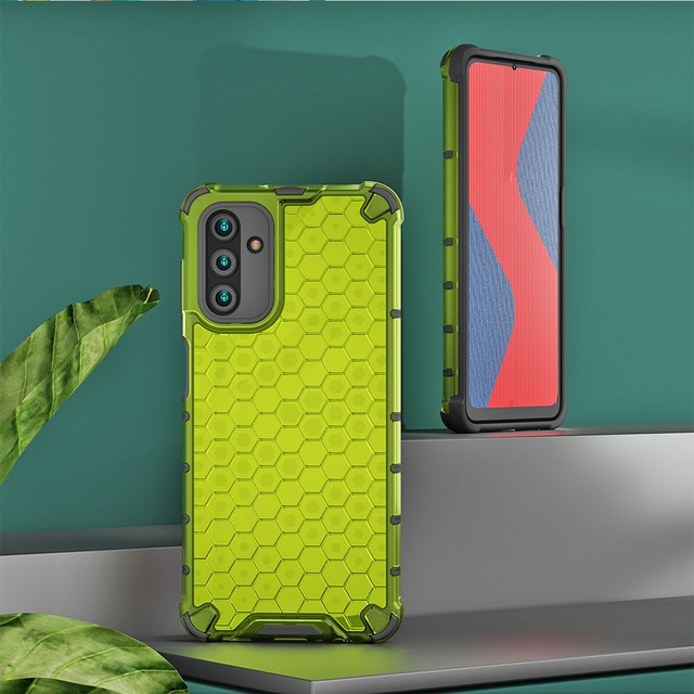 Накладка Honeycomb для Samsung M52 зелена-0